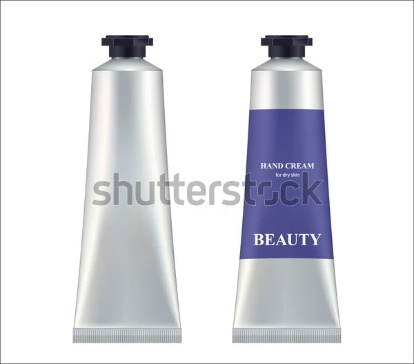 3d Metal Cosmetic Cream Tube