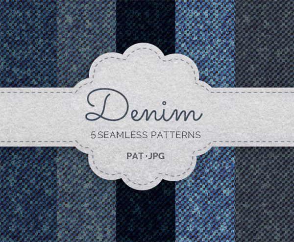 5 Seamless Denim Patterns