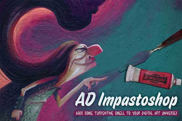AD Impastoshop Photoshop Action