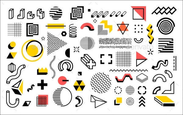 Abstract Geometric Shapes Pack