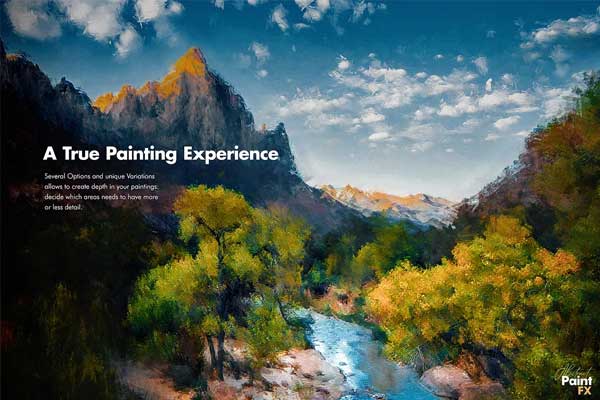 Abstract Paint Photoshop Actions