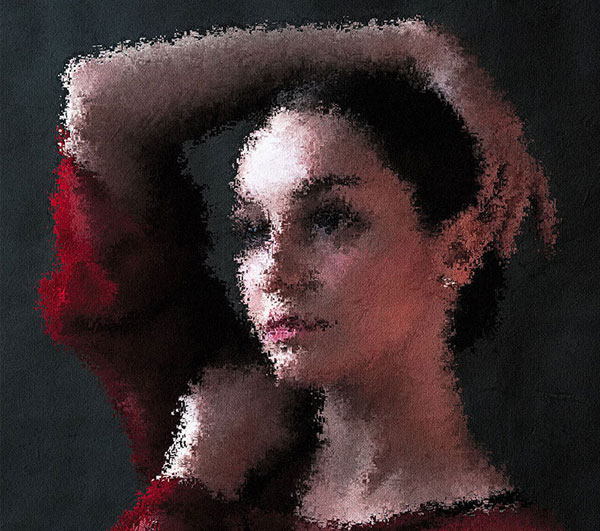 Abstract Realistic Paint Photoshop Action