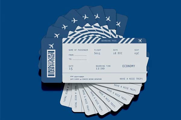 Airline Tickets Mockup
