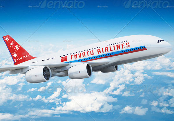 Airplane Advertising Mockups