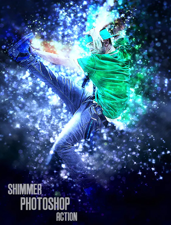 Shimmer Photoshop Action