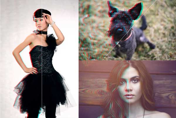 Anaglyph 3D Photoshop Action