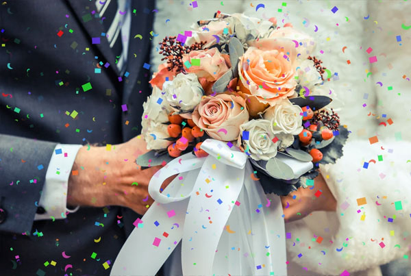 Animated Confetti Photo Effects Actions