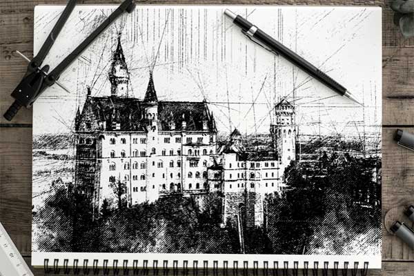 Animated Pencil Sketch Photo Effects