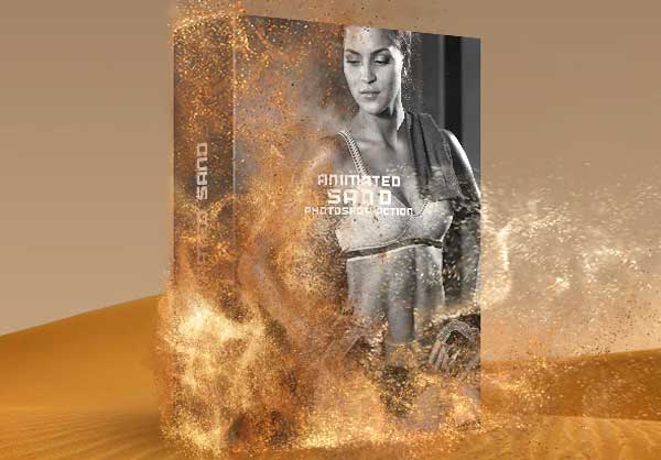 Animated SandStorm Photoshop Action