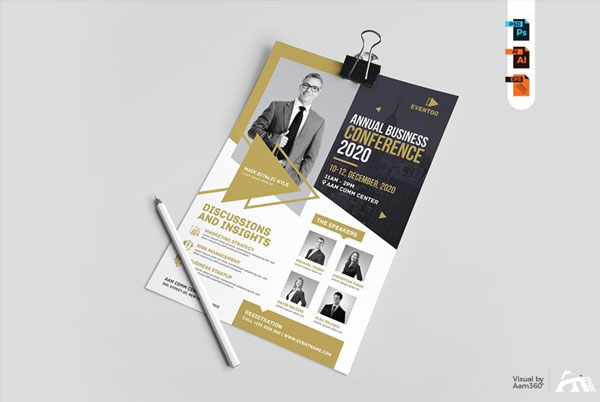 Annual Business Conference Event Flyer