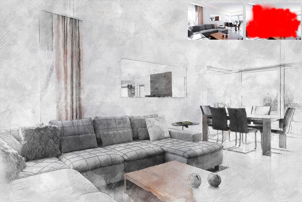 Archi Newspaper Sketch Photoshop Action