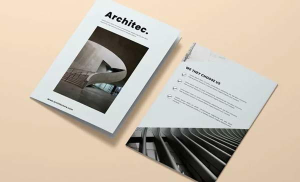 Architecture Bifold Brochure Template