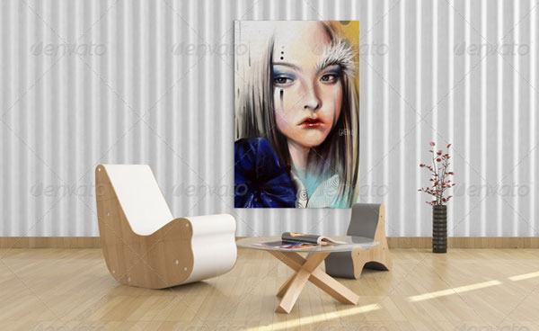 Art Wall Mockup Download