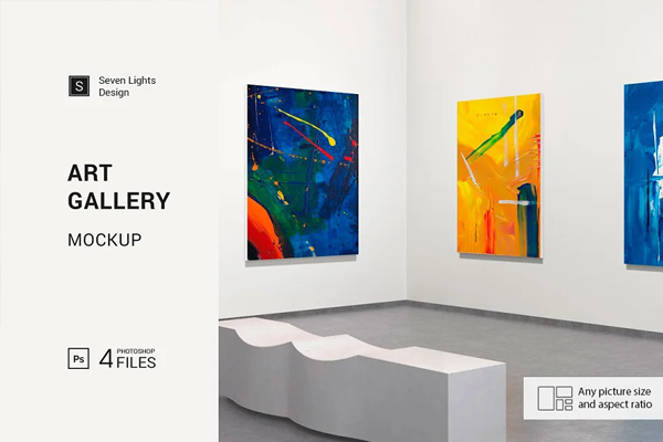 Art Gallery Wall Mockup