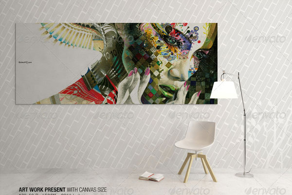 Art On Wall Mockups