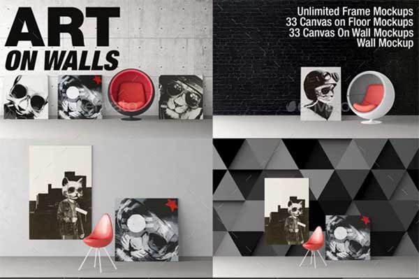 Art On Walls Mockup