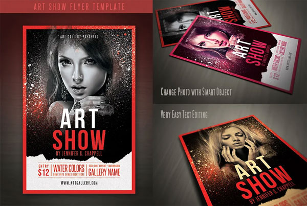 Art Show Flyer Template