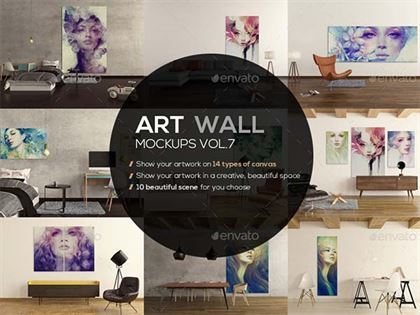 Art Wall Mockups