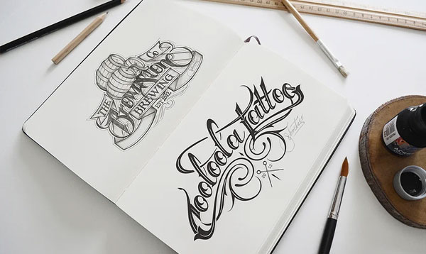 Artist Sketch Book Mockup Templates
