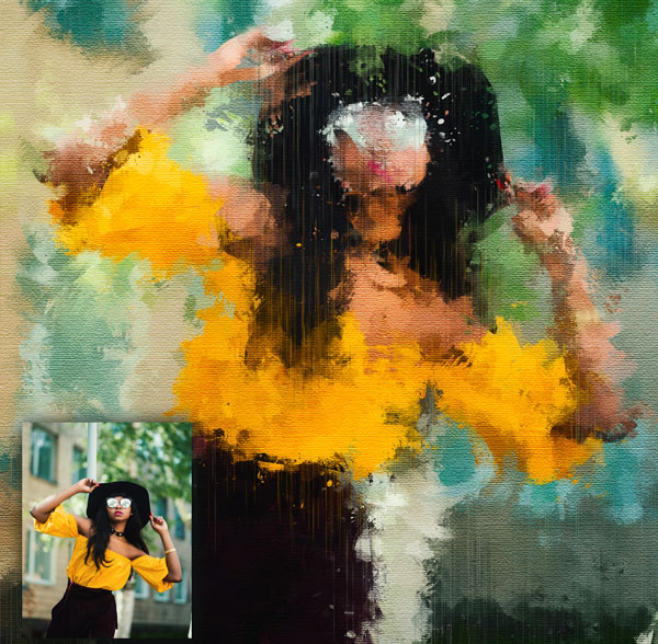 Artisto - Realistic Painting Photoshop Action