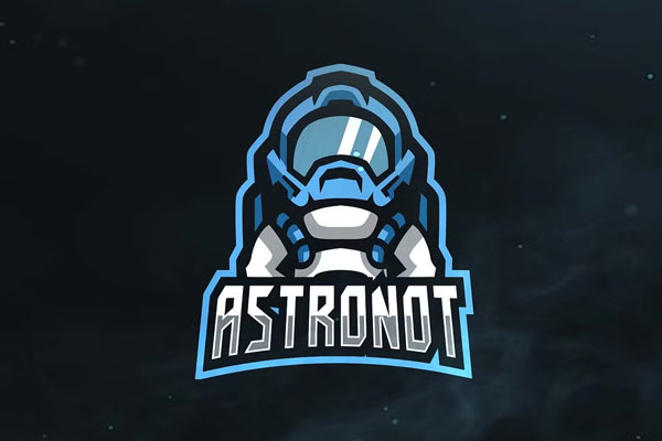 Astronaut Sport and Esports Logo