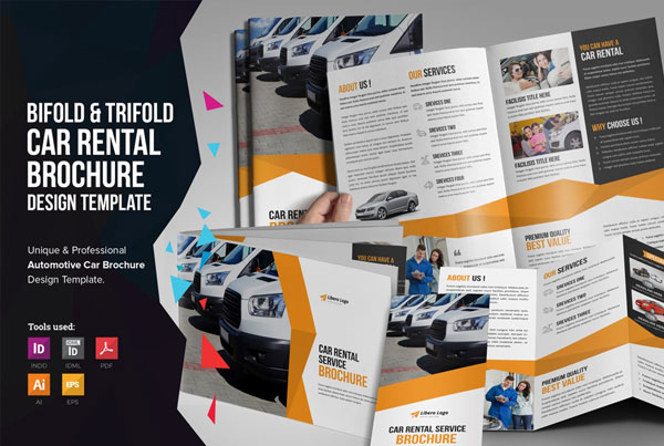 Auto Car Rental Service Brochure