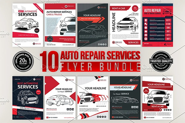 Laundry Services Flyer Bundle