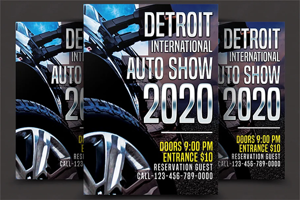 Auto Show Flyer Template