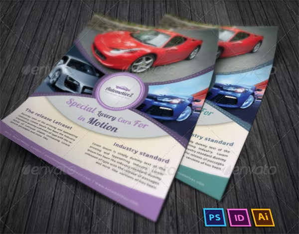 Automobile Business Showroom Flyer