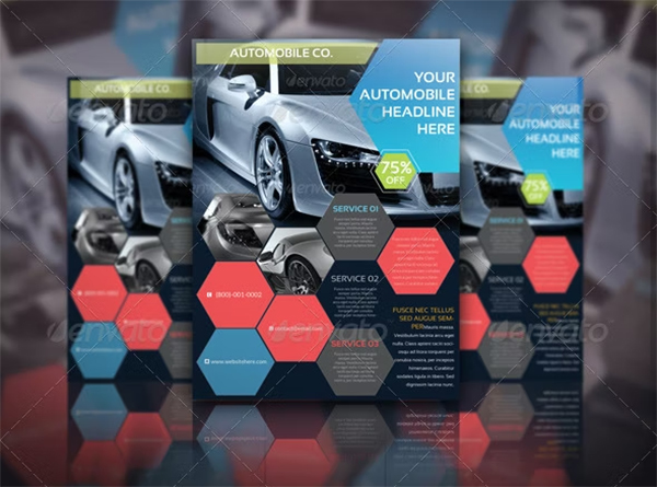 Automobile Flyer Template
