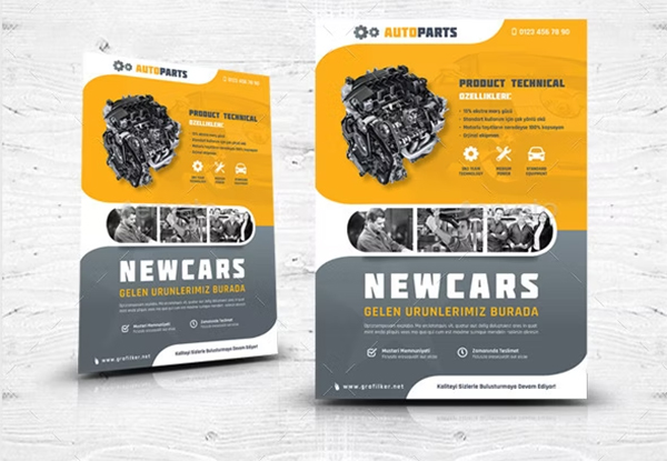 Automobile Service Flyer Templates