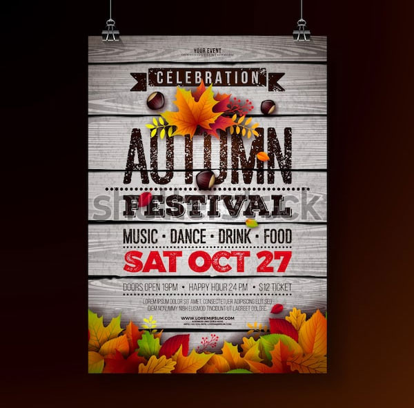 Autumn Party Flyer Template