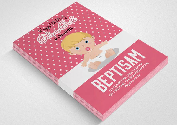 Baby Shower Baptisam Flyer Bundle