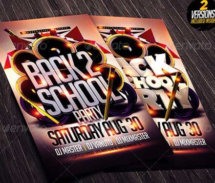 Back to School Flyer Design Template