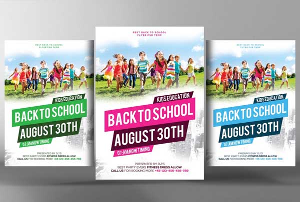 Back to School Flyer Unique Template