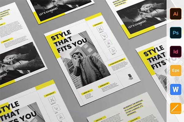 Barbershop Design Flyer