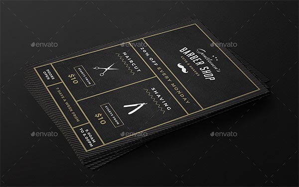 Barbershop Flyer PSD Design