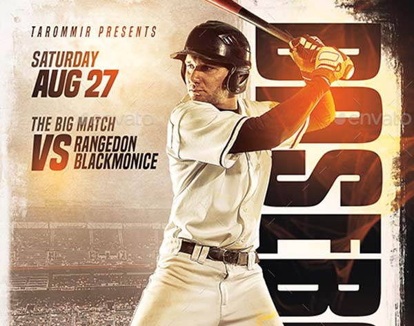 Baseball Camp Flyer Templates