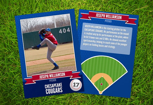 Baseball Card Template