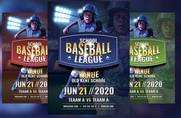 Baseball Flyer Printable Template