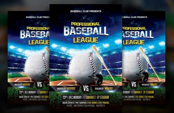 Baseball Flyer Template Free Printable Word