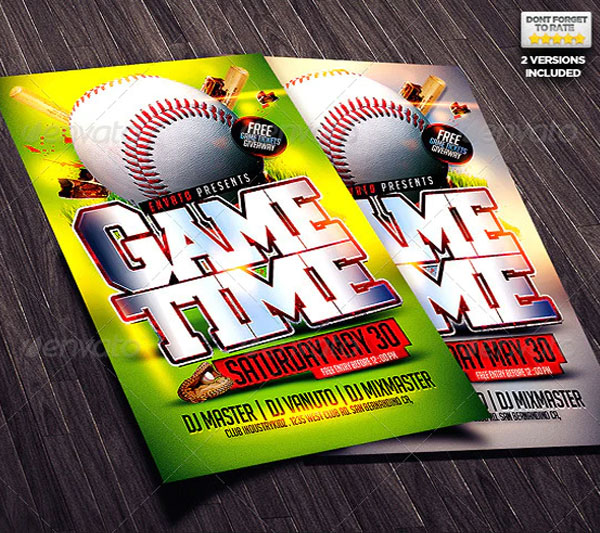 Baseball Flyer Template