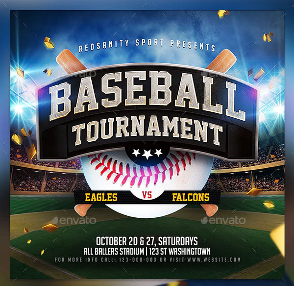 Baseball Ticket Flyer