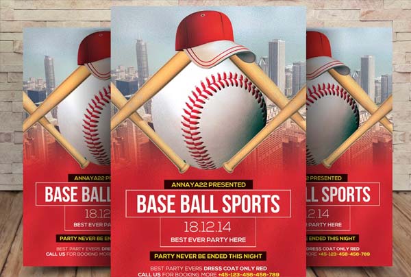 Baseball Tournament Flyer Design
