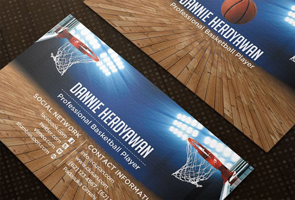 Basketball Business Card