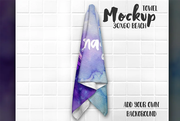 Beach Towel Mockup Set Designs