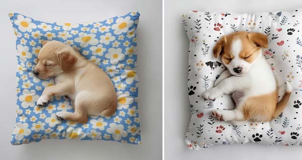 Bean Pet Bed Mockups Download