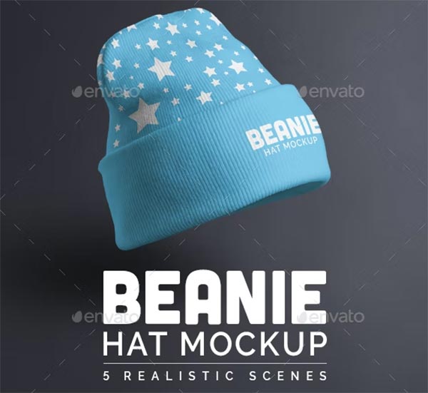 Beanie Hat Mock-up