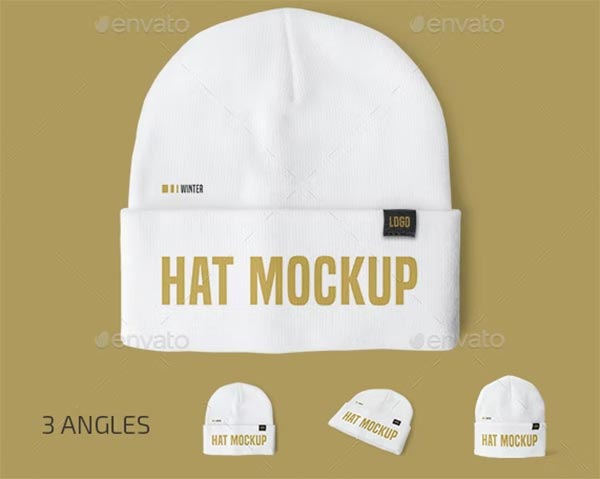 Beanie Hat Mockup Set