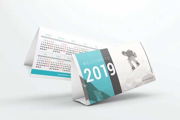 Beautiful Desk Calendar Mockups